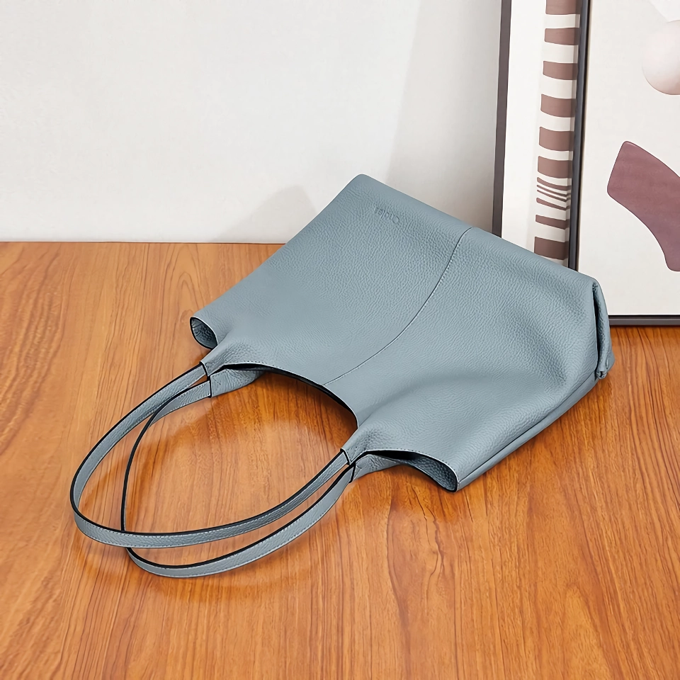 Versatile Leather Tote Bag