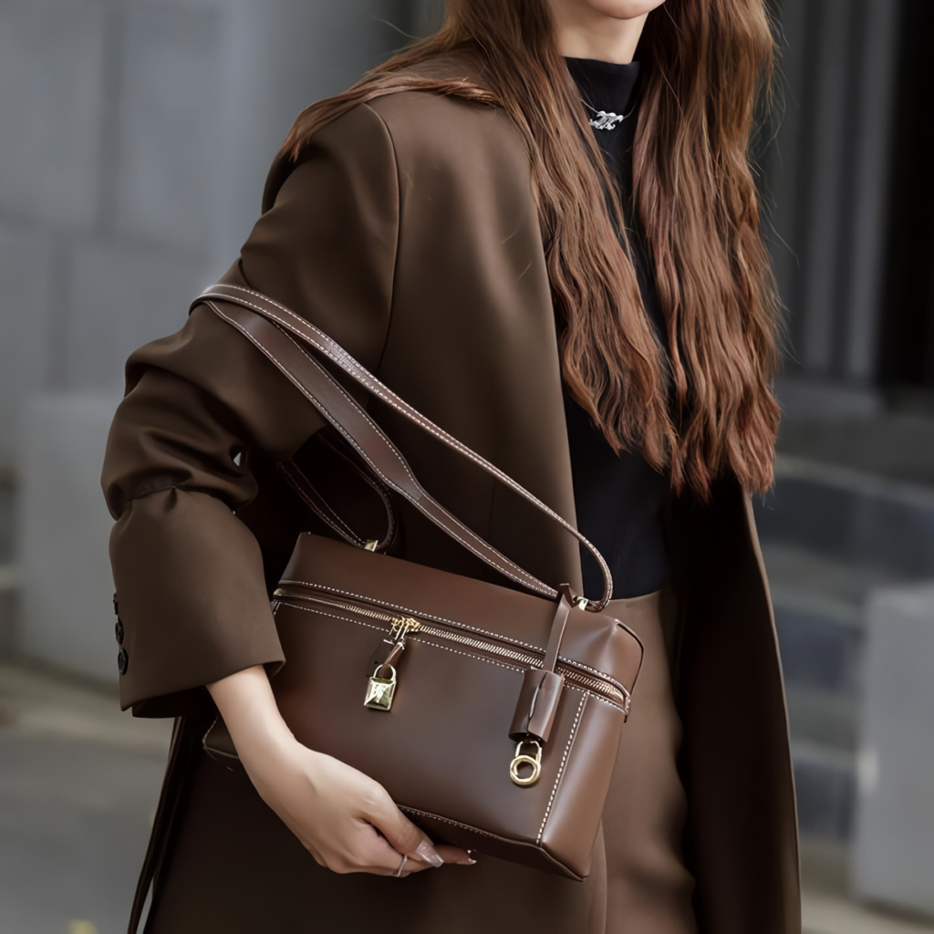 Genuine Leather Crossbody Bag