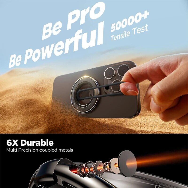 Magnetic Silicone Ring Holder Stand